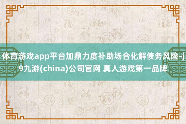 体育游戏app平台加鼎力度补助场合化解债务风险-j9九游(china)公司官网 真人游戏第一品牌