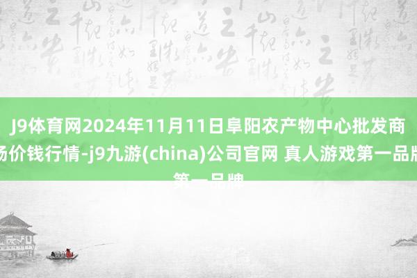 J9体育网2024年11月11日阜阳农产物中心批发商场价钱行情-j9九游(china)公司官网 真人游戏第一品牌